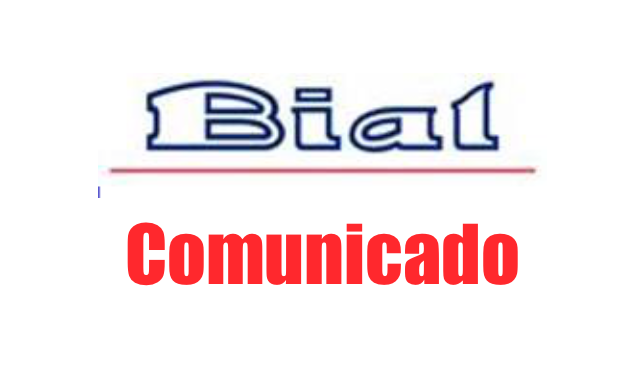 Comunicado BIAL sobre o relatório  final da IGAS