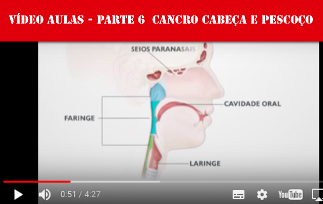 Cancro de cabeça e pescoço - (Videos Aulas) - Parte 6