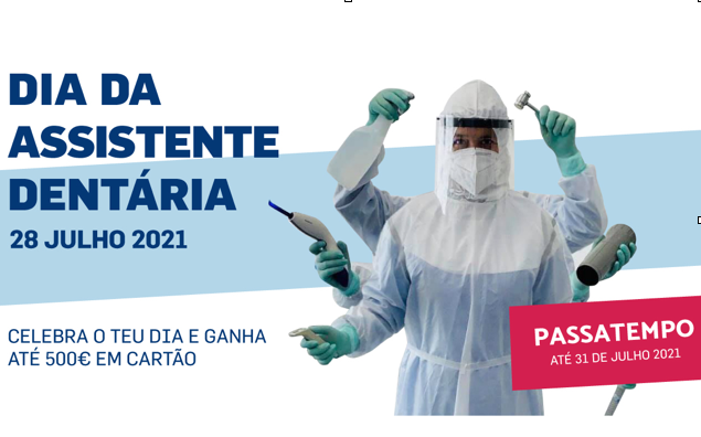 Passatempo Dia da Assistente Dentária | 28 de julho de 2021