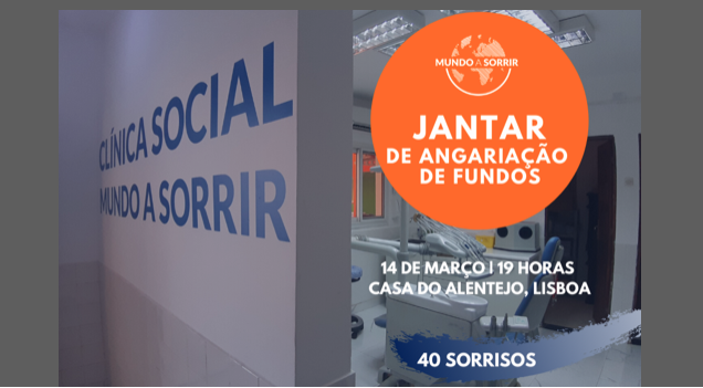 Mundo A Sorrir organiza Jantar de Angariação de Fundos a reverter para Clínica Social na Guiné-Bissau