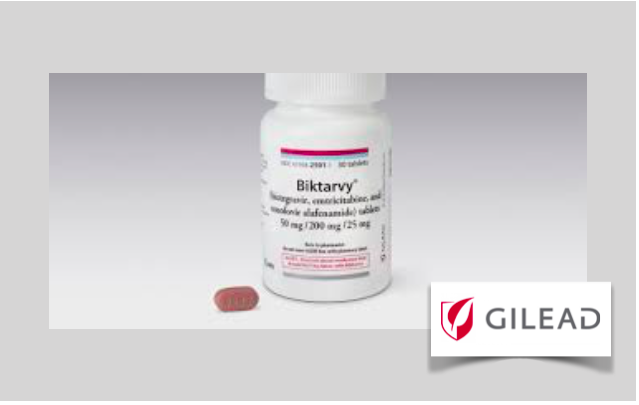 Gilead anuncia resultados de 96 semanas de estudo da fase 3 do BIKTARVY®