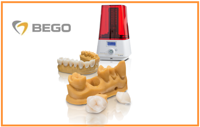 Materiais de Impressão 3D VarseoSmile Temp BEGO e VarseoSmile Crown plus disponíveis para a impressora 3D Asiga UV