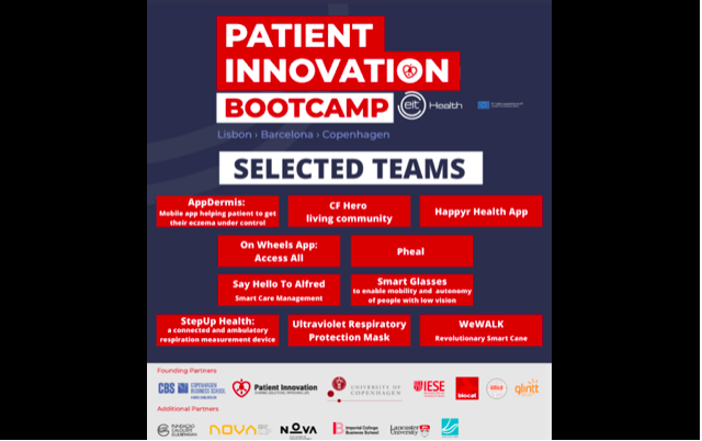 Lisboa recebe Patient Innovation Bootcamp a 31 de agosto com representantes de 11 países