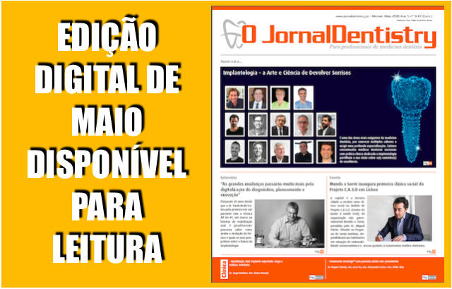 Edição Digital de maio do "O JornalDentistry" já está disponível para leitura