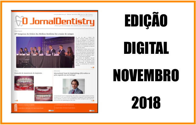 Já esta disponível para leitura a edição digital de novembro do "O JornalDentistry"