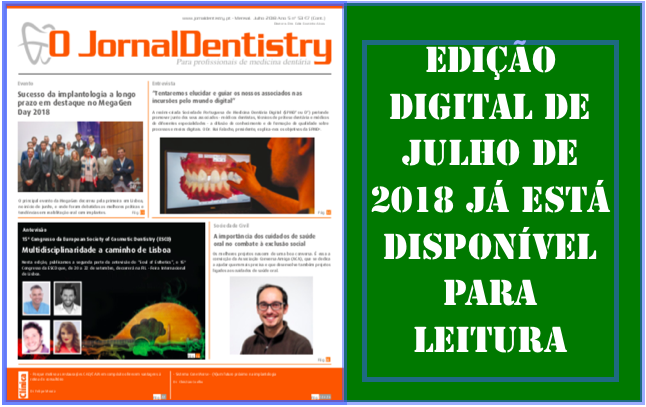 "JornalDentistry" de julho 2018 - Edição Digital