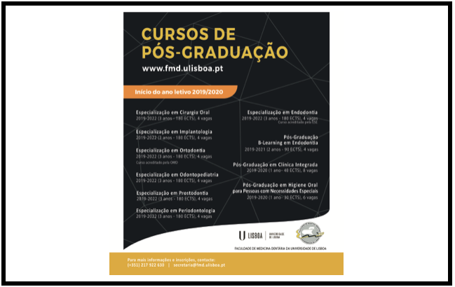 Cursos de especialização e pós-graduação da FMDUL