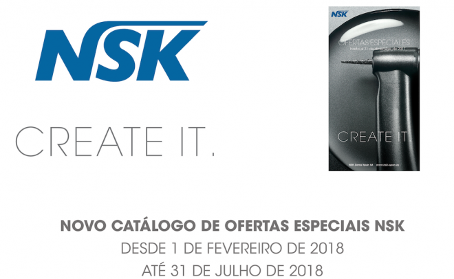 Novo catálogo de promoções da NSK Dental Spain SA, para Portugal e Espanha