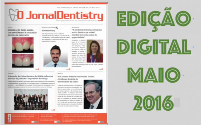 Já pode ler a edição digital do "O JornalDentistry" de maio