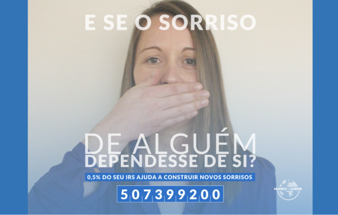 Doe 0,5% do seu IRS à Mundo A Sorrir sem custos para si