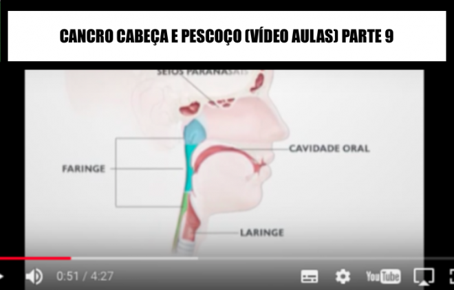 Cancro de cabeça e pescoço - (Videos Aulas) - Parte 9