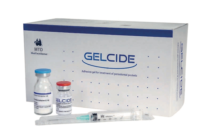 Gelcide, sistema de tratamento para  periodontite