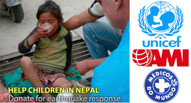 UNICEF  APELA AO AUXÍLIO HUMANITÁRIO PARA AS CRIANÇAS VÍTIMAS DO SISMO NO NEPAL